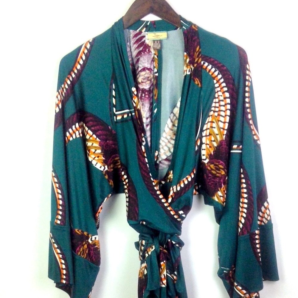 ISSA LONDON Silk Emerald Tunic or Dress - Picture 3 of 8